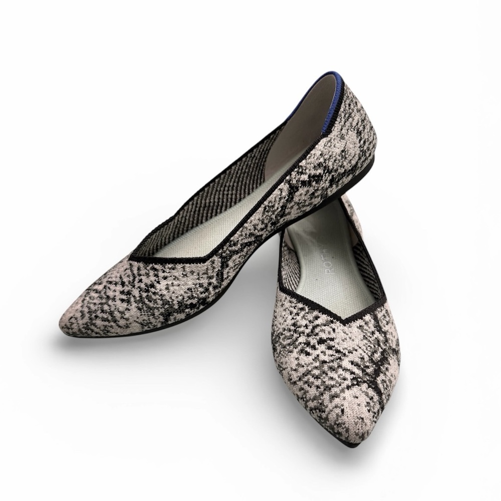 Rothy's The Point Python Shoe Flat 7.5 - image 1